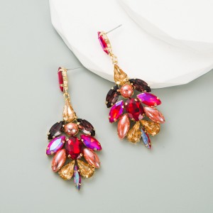 Fashion Jewelry Rhinestone Earrings For Women YWHME-643 