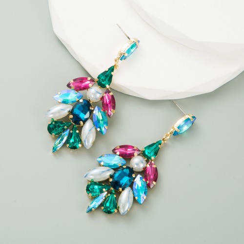 Fashion Jewelry Rhinestone Earrings For Women YWHME-643