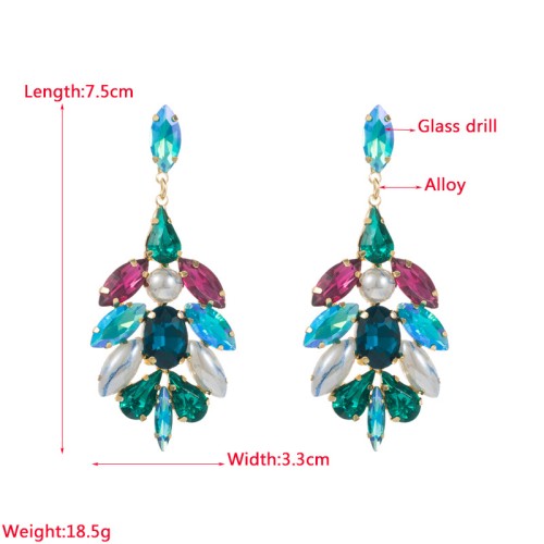 Fashion Jewelry Rhinestone Earrings For Women YWHME-643