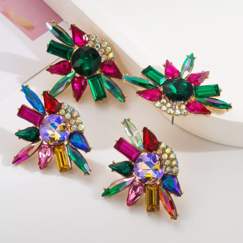 Fashion Jewelry Rhinestone Earrings For Women YWHME-644