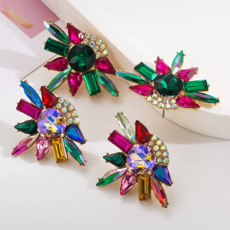 Fashion Jewelry Rhinestone Earrings For Women YWHME-644 