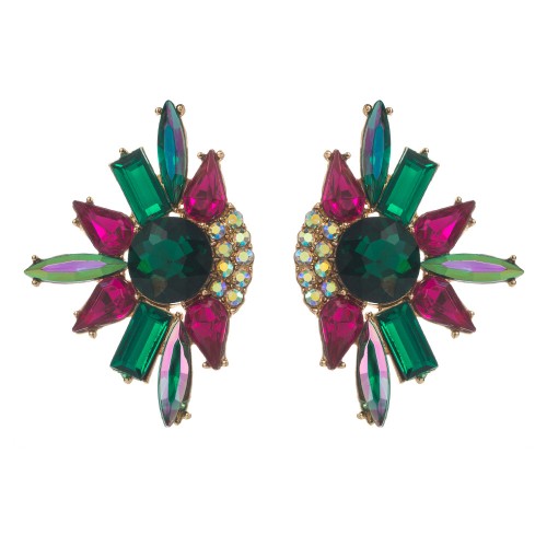 Fashion Jewelry Rhinestone Earrings For Women YWHME-644