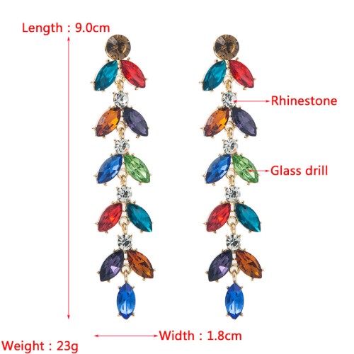 Fashion Jewelry Rhinestone Earrings For Women YWHME-645