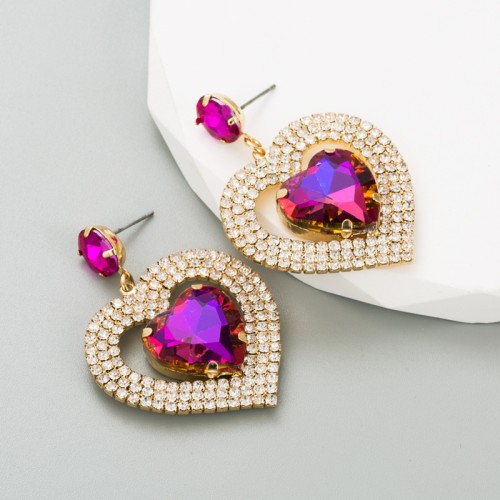 Fashion Jewelry Rhinestone Earrings For Women YWHME-646