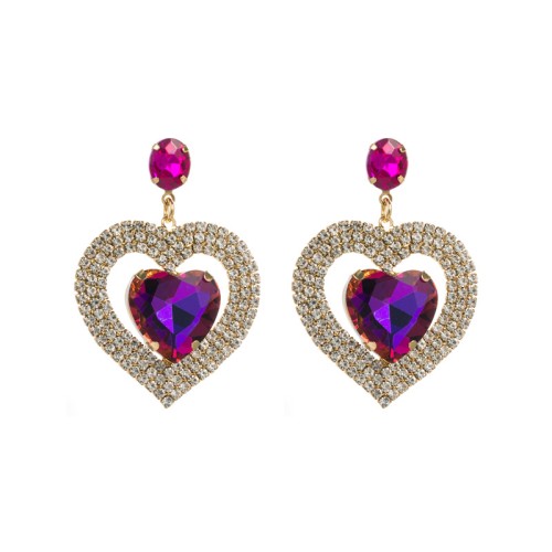 Fashion Jewelry Rhinestone Earrings For Women YWHME-646