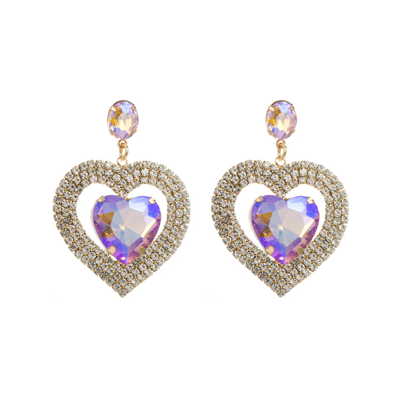 Fashion Jewelry Rhinestone Earrings For Women YWHME-646 