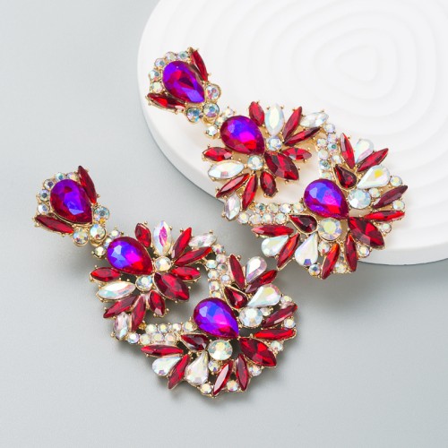 Fashion Jewelry Rhinestone Earrings For Women YWHME-647