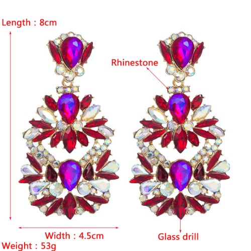 Fashion Jewelry Rhinestone Earrings For Women YWHME-647