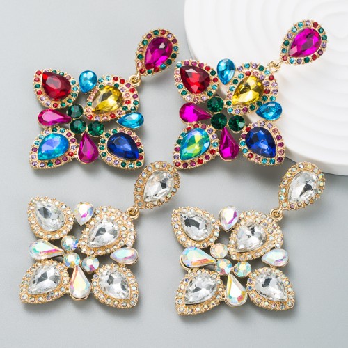 Fashion Jewelry Rhinestone Earrings For Women YWHME-648