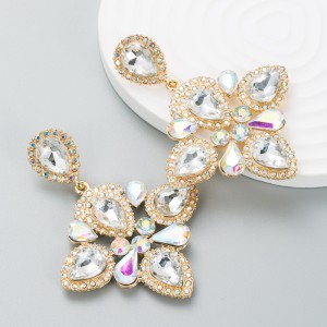 Fashion Jewelry Rhinestone Earrings For Women YWHME-648 