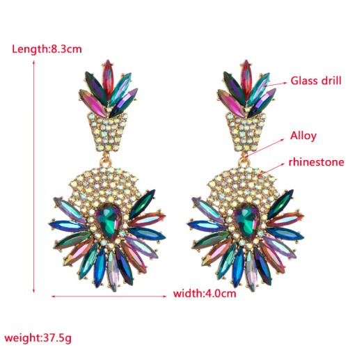 Fashion Jewelry Rhinestone Earrings For Women YWHME-649