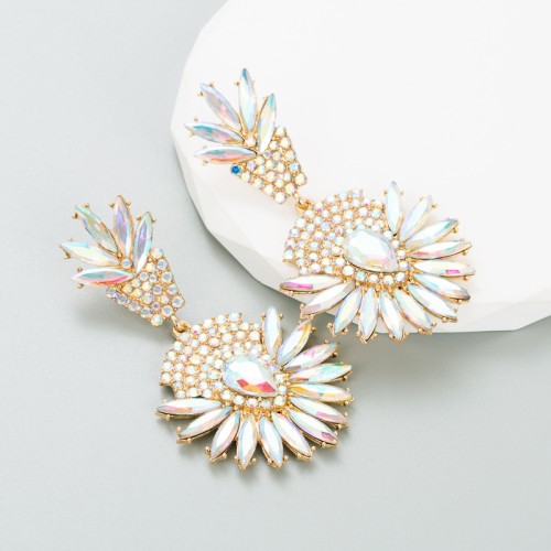 Fashion Jewelry Rhinestone Earrings For Women YWHME-649