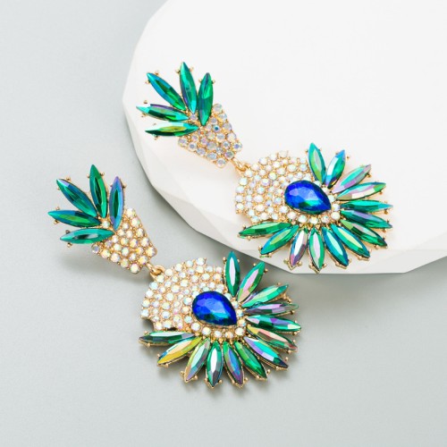 Fashion Jewelry Rhinestone Earrings For Women YWHME-649