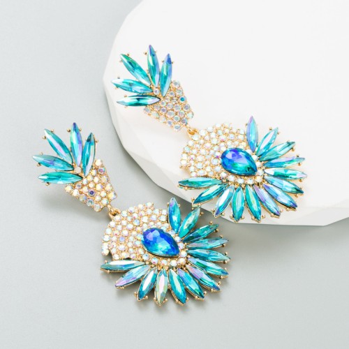 Fashion Jewelry Rhinestone Earrings For Women YWHME-649