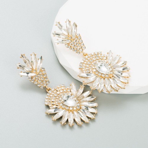 Fashion Jewelry Rhinestone Earrings For Women YWHME-649