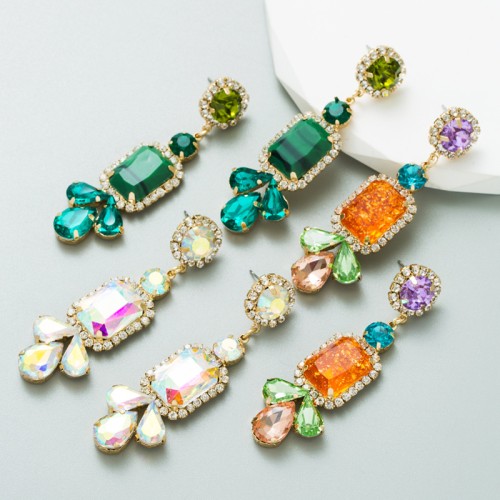 Fashion Jewelry Rhinestone Earrings For Women YWHME-650