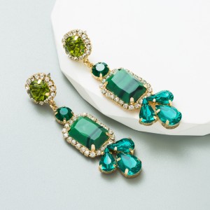 Fashion Jewelry Rhinestone Earrings For Women YWHME-650 