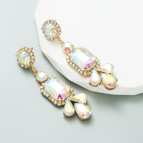 Fashion Jewelry Rhinestone Earrings For Women YWHME-650