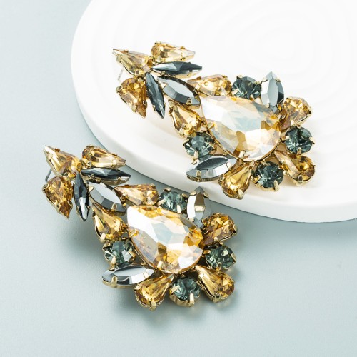 Fashion Jewelry Rhinestone Earrings For Women YWHME-651