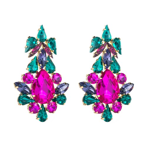 Fashion Jewelry Rhinestone Earrings For Women YWHME-651