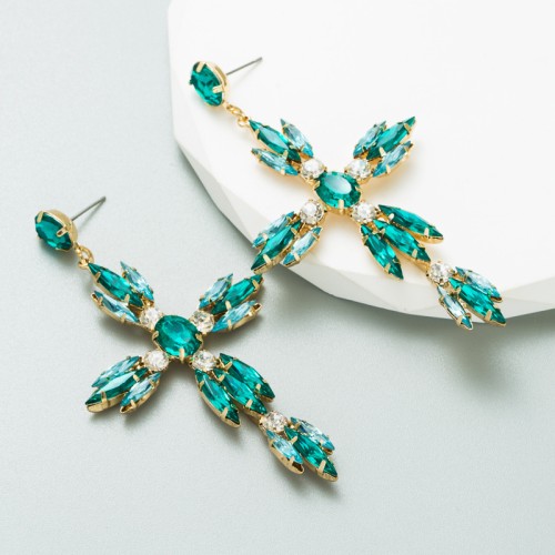 Fashion Jewelry Rhinestone Earrings For Women YWHME-652