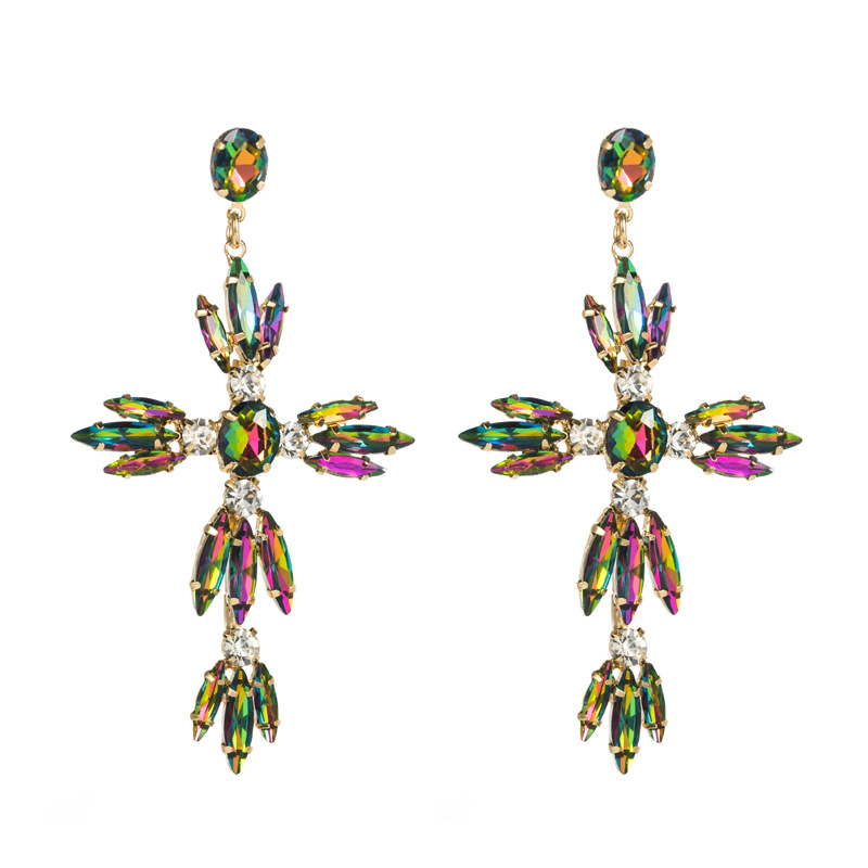 Fashion Jewelry Rhinestone Earrings For Women YWHME-652 