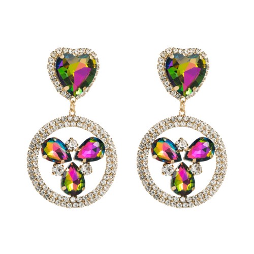 Fashion Jewelry Rhinestone Earrings For Women YWHME-653