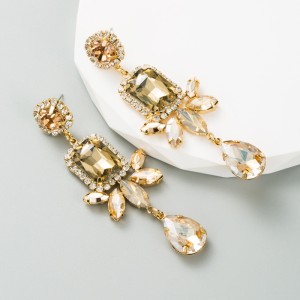 Fashion Jewelry Rhinestone Earrings For Women YWHME-655 