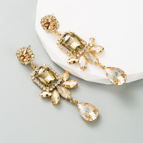 Fashion Jewelry Rhinestone Earrings For Women YWHME-655