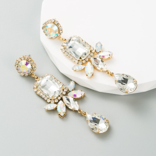 Fashion Jewelry Rhinestone Earrings For Women YWHME-655