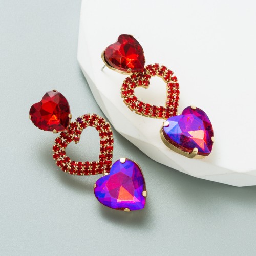 Fashion Jewelry Rhinestone Earrings For Women YWHME-656