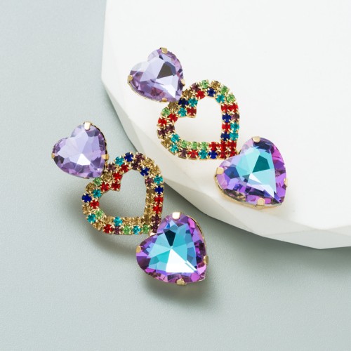 Fashion Jewelry Rhinestone Earrings For Women YWHME-656