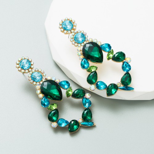 Fashion Jewelry Rhinestone Earrings For Women YWHME-657