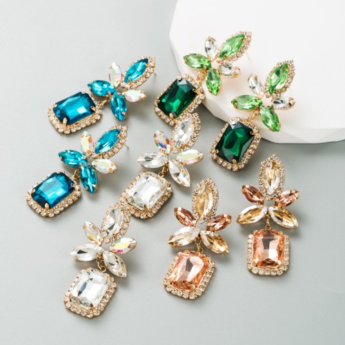 Fashion Jewelry Rhinestone Earrings For Women YWHME-658