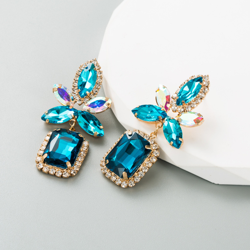 Fashion Jewelry Rhinestone Earrings For Women YWHME-658 