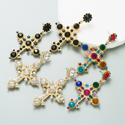 Fashion Jewelry Rhinestone Earrings For Women YWHME-659