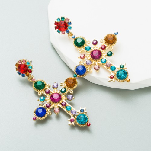 Fashion Jewelry Rhinestone Earrings For Women YWHME-659