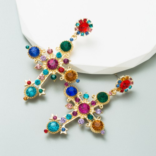 Fashion Jewelry Rhinestone Earrings For Women YWHME-659