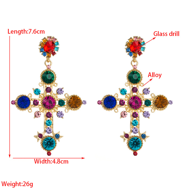 Fashion Jewelry Rhinestone Earrings For Women YWHME-659 