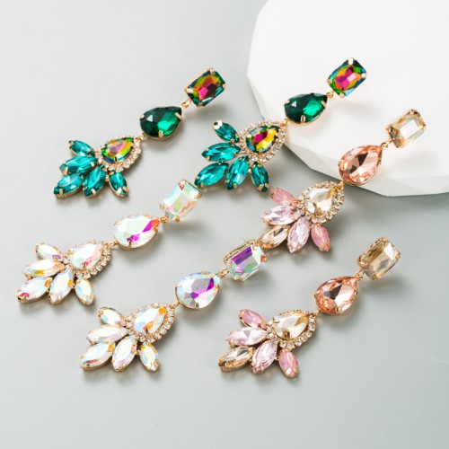 Fashion Jewelry Rhinestone Earrings For Women YWHME-660