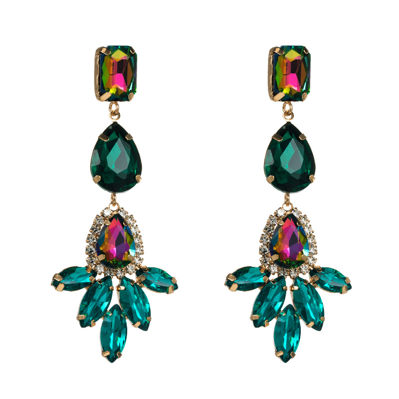 Fashion Jewelry Rhinestone Earrings For Women YWHME-660 