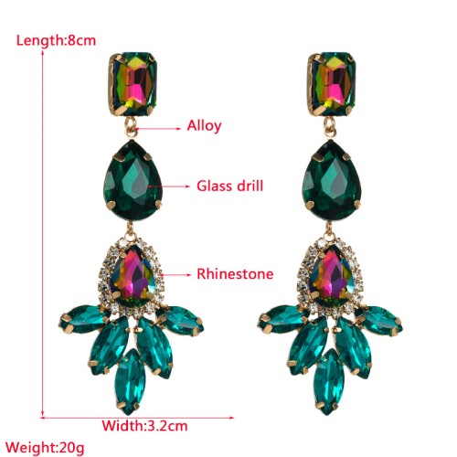 Fashion Jewelry Rhinestone Earrings For Women YWHME-660