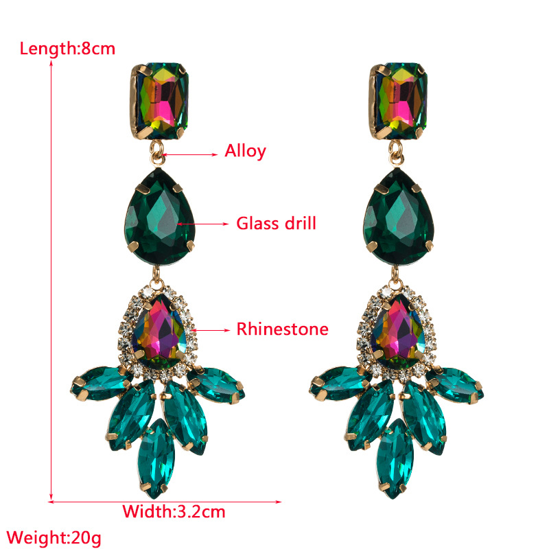 Fashion Jewelry Rhinestone Earrings For Women YWHME-660 