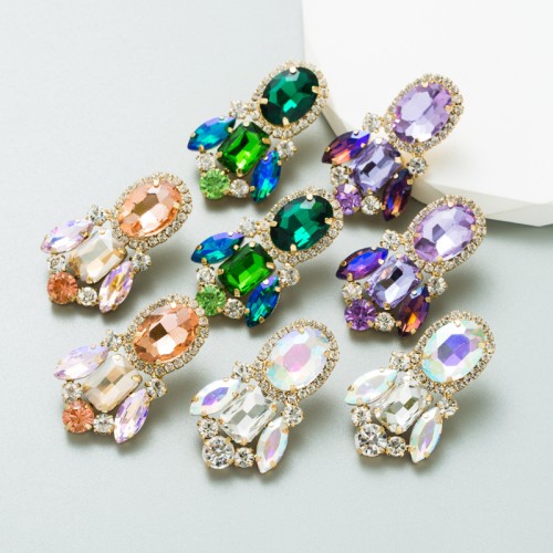 Fashion Jewelry Rhinestone Earrings For Women YWHME-661