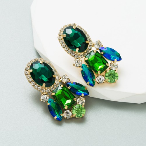 Fashion Jewelry Rhinestone Earrings For Women YWHME-661