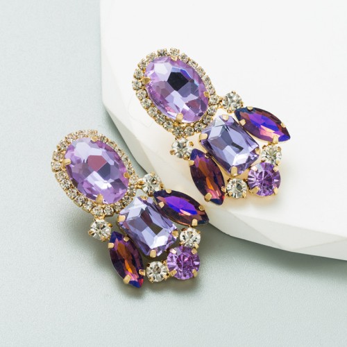 Fashion Jewelry Rhinestone Earrings For Women YWHME-661