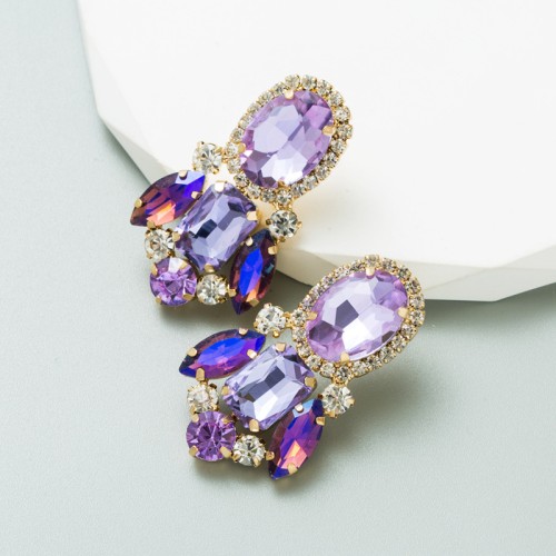 Fashion Jewelry Rhinestone Earrings For Women YWHME-661