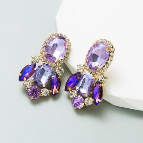 Fashion Jewelry Rhinestone Earrings For Women YWHME-661