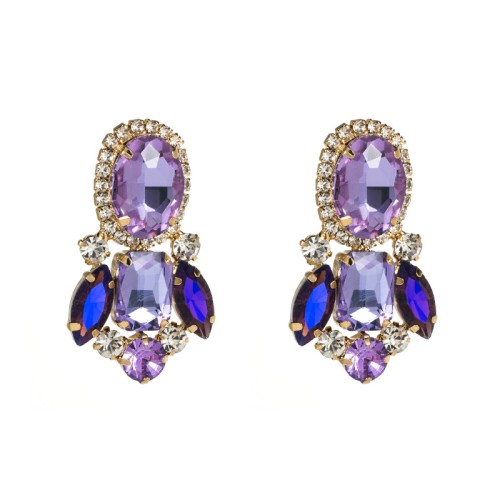 Fashion Jewelry Rhinestone Earrings For Women YWHME-661