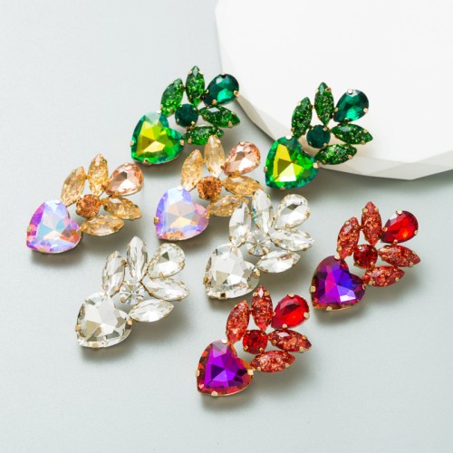 Fashion Jewelry Rhinestone Earrings For Women YWHME-662